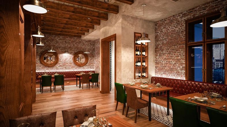 Cozy Italian restaurant dining area