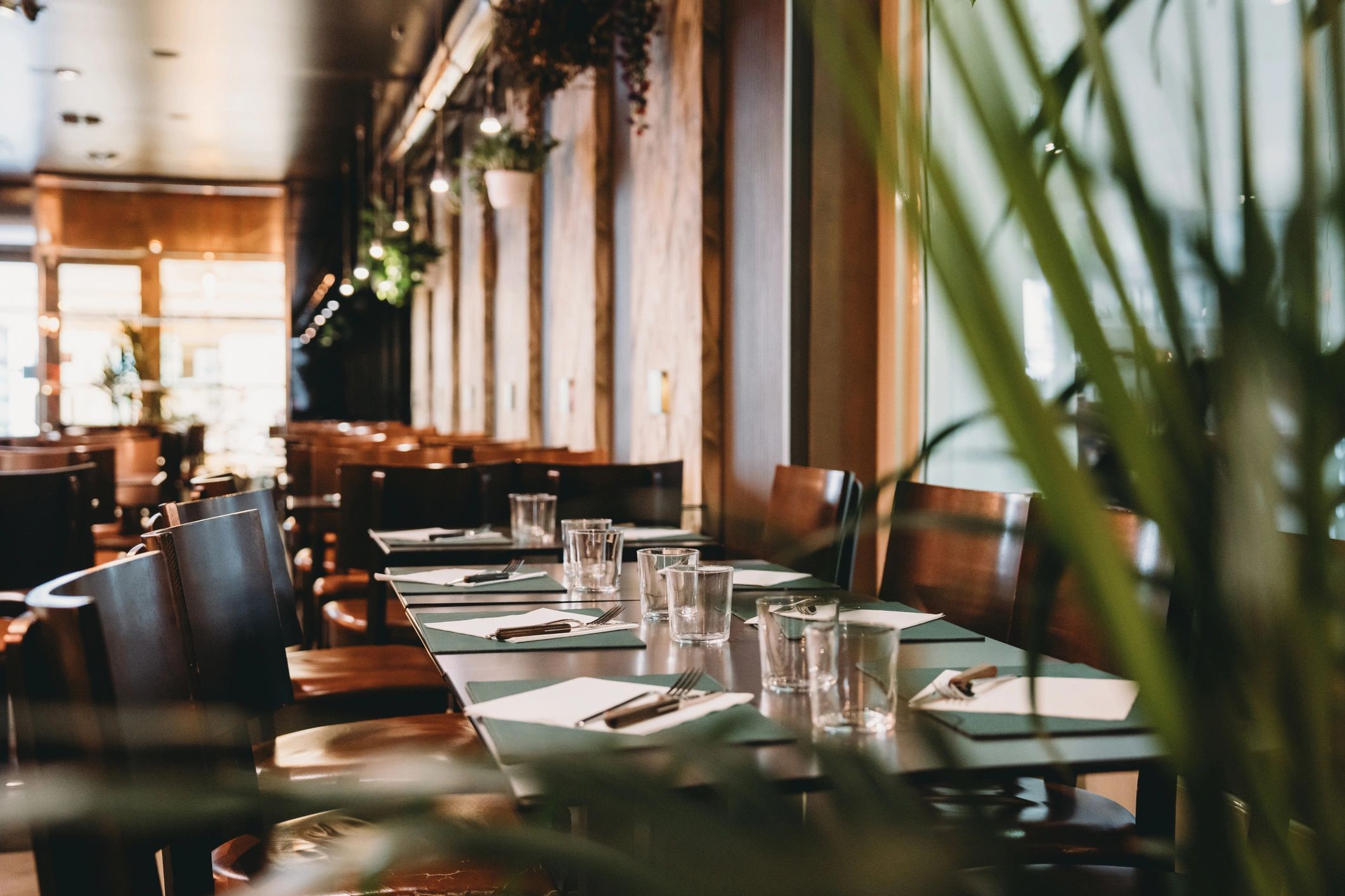 Italian restaurant interior with classic decor