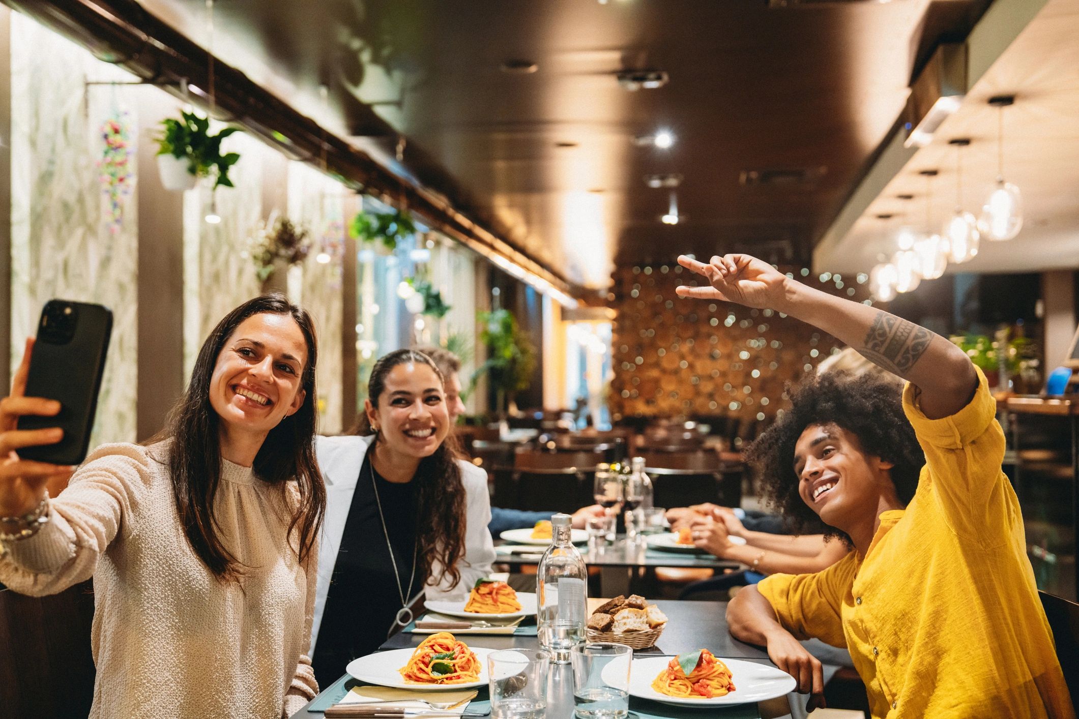 Italian restaurant interior